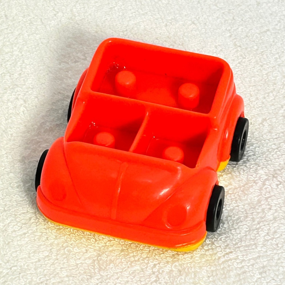 Kenner General Mills 1975 TREEHOUSE TOTS RED & YELLOW CAR Vehicle Replacement